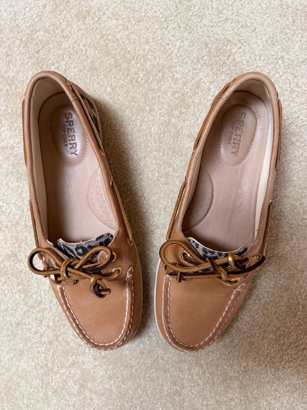 Sperry Top Sider Tan Leather Shoes